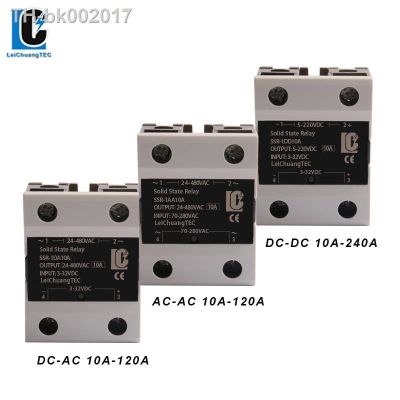 ❉ SSR DC TO AC AC To AC DC To DC Single Phase Solid State Relay 10A 25A 40A 60A 80A 100A 120A 180DD 240DD