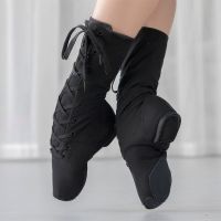 hot【DT】 1pair/lot Men Dancing Sneakers Jazz Shoes Canvas dance boots women short Girls/Boys