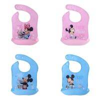 【YD】 Cartoon Baby Bibs Boys Bib Silicone removable Kids Burp Children Feeding