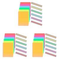 36 Pcs Guided Reading Strips Set Colored Overlays Dyslexia Tools Correction Gels Lighting Filter Plastic Sheets Bookmark