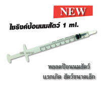 หลอดป้อนนม ไซริ้งป้อนนม1ml.​ ป้อนน้ำ​ ป้อนอาหาร​ ดรอปเปอร์​ dropper​​​ สัตว์เล็ก​ ชูการ์​ ดอร์เมาส์​