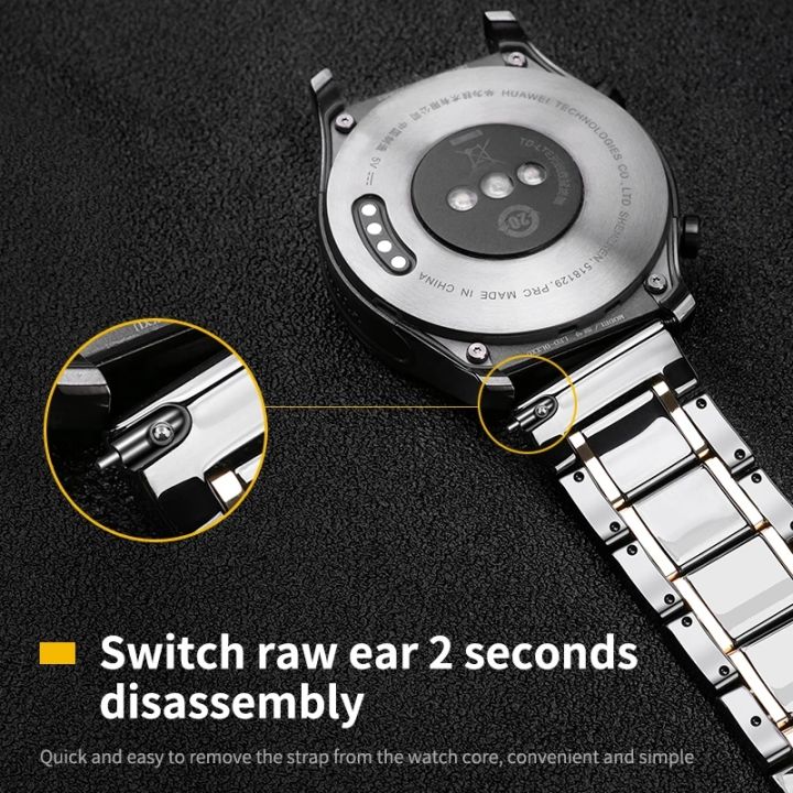 สาย-สำหรับ-xiaomi-watch-s1-pro-luxury-ceramic-and-สายรัดสแตนเลสของ-xiaomi-watch-s1-สมาร์ทวอทช์-สายนาฬิกา