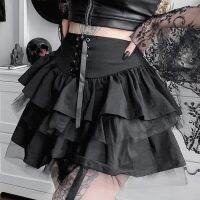 Y2K Skirt Gothic Clothes Kawaii High Waist Korean Fashion Mini Pleated Skirt Women 2021 Shorts E Girls Summer Clothes Emo Skirts