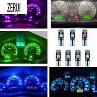 ZR สำหรับ T5หลอดไฟ Led W3W W1.2W 12V Led Canbus รถ Dashboard ตัวบ่งชี้ความร้อน Wedge Inner Instrument โคมไฟ Bright Lights