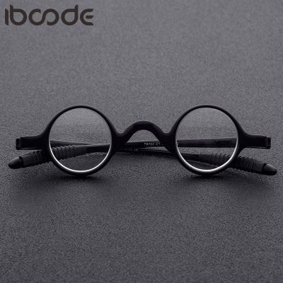 iboode Soft Simple Round Men Women Reading Glasses Ultralight Foldable Spectacles Presbyopia Glasses For Male Female Unisex TR90