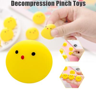Decompression Cute Animal Chick Vocalizing Pinch Music Childrens Ball Vent Toys K3C0