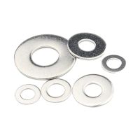 20/50/100pcs M1.6-M16 Stainless Steel Washer Spacer Plain Gasket for Screw Bolt Flat Washer Ultrathin Shim Plain Rings Set Nails Screws  Fasteners