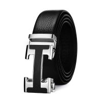 2023 Golf Mens Luxury Belt Fashion New Leather Automatic Buckle Black Korean Pants Belt Youth Trend 110 -120cm Dropshipping Belts