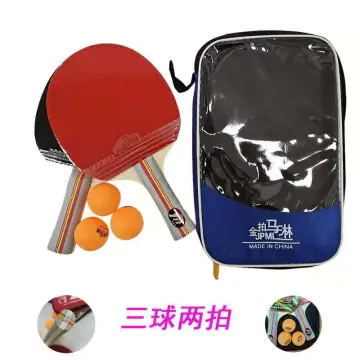 PRO-SPIN Ping Pong Paddles, 4-Player Set, High-Performance Table Tennis  Rackets, 3-Star Ping Pong Balls, Compact Storage Case