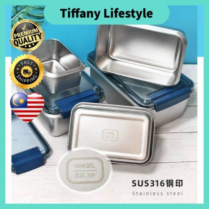 316 Stainless Steel Food Container Antibacterial Keep Fresh