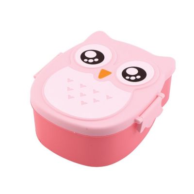 Japanese Storage Meal Set Picnic Boxes For Portable Lunchbox Thermos School Owl Cartoon Box