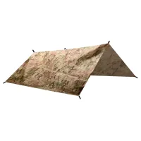 Windproof Camping Tarp Awning Mat Portable Tent Sunshade Canopy Hiking Picnic Sunscreen Awning with Accessories Kit