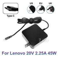 20V 2.25A 45W USB-C Type-C แล็ปท็อปชาร์จ PD AC Power อะแดปเตอร์สำหรับเลโนโว Thinkpad X270 E490 X1แท็บเล็ตคาร์บอนโยคะ4 5 6 730