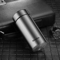 Simita 320ml Double Wall Stainless Steel Thermos Bottle Coffe Mug Portable Size with Tea Filter Business Style for Gifts