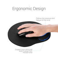 10Pcs Blue &amp; Black Ergonomic Cute Mousepad Sponge Desk Mat Deskmat Cloth 3D Mouse Pad with Wrist Rest For Office Accessories