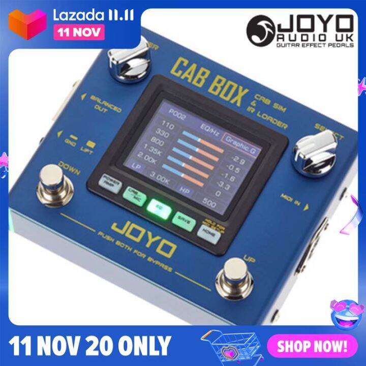 JOYO R08 CAB BOX Multi Effect Pedal Support IR Loading AMP Pedal