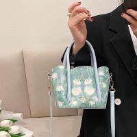 Petal Bag New Style Sweet Dish Basket Temperament Girl Handbag Casual Travel Shoulder Commuter Messenger Female 【AUG】