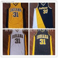 Pacers เสื้อบาสเก็ตบอล 31 Reggie Miller เสื้อบาสเก็ตบอลปักลาย