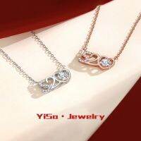 [COD] luxury niche design diamond-encrusted beating heart necklace female high-end versatile clavicle chain wholesale