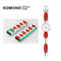 [SPECIAL] KOMONO Watch Lewis Flower นาฬิกาคอลเลกชั่นพิเศษ หน้าปัดกลม ลายดอกไม้