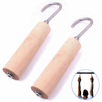 Heavy Duty Pull Up Grips Handles with Stainless Steel Hook Pinch Grip Portable Fitness Equipment Rock Climbing Holds Workout