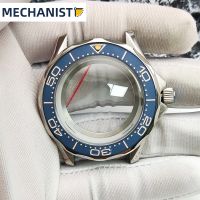 Machinist-42MM Case NH35 Case NH36 Ceramic Bezel Transparent Case Back Screw Crown Waterproof 316L Stainless Steel