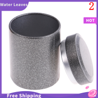 Water Leaves 1PC ขนาดเล็ก stash Jar Airtight กลิ่น PROOF ทนทานหลาย-ใช้ภาชนะสมุนไพรโลหะ