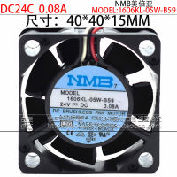 ใหม่เดิม NMB-MAT 1606KL-05W-B59 DC24V 0.08A 4เซนติเมตร4015 Fanuc ปลุก CNC แฟนๆ