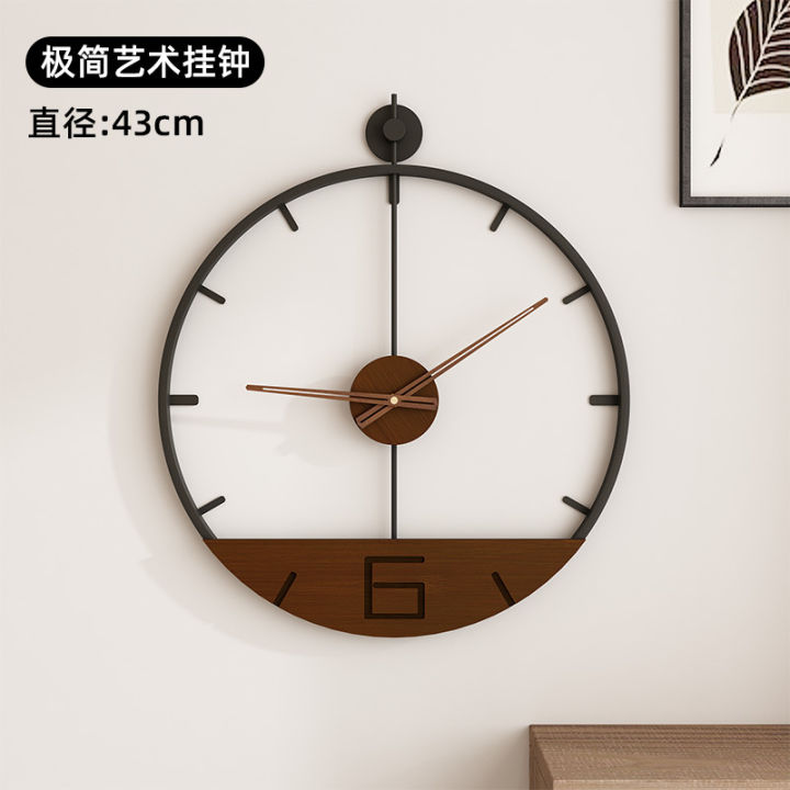 นาฬิกาแขวน-นาฬิกาศิลปะจากโลหะ-นาฬิกาห้องนั่งเล่น-นาฬิกาแขวนผนังสไตล์นอร์ดิกที่เรียบง่าย