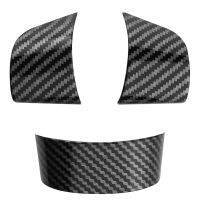 lujie Carbon Fiber Car Steering Wheel Buttons Panel Cover Sticker Interior For Ford Focus 2005-2014