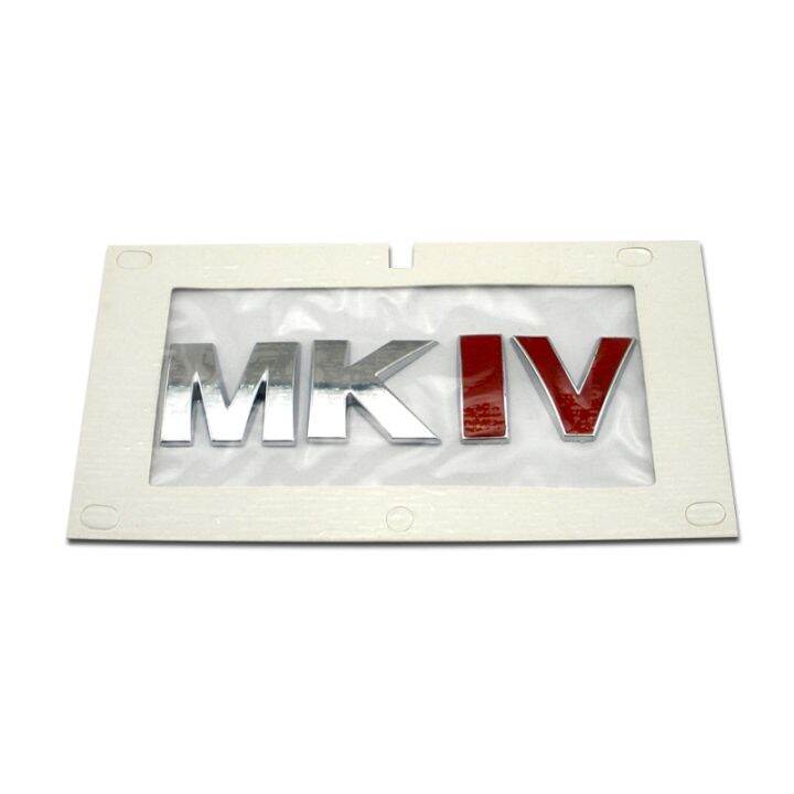 Plastic Chrome Badge MKIII MKIV MKV 2.0V 2.4T 2.6T 3D Car Logo Emblem ...