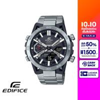 [ของแท้] CASIO นาฬิกาข้อมือผู้ชาย EDIFICE รุ่น ECB-2000D-1ADF วัสดุสเตนเลสสตีล สีดำ