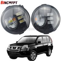 2 X ชุดไฟตัดหมอกกันชนหน้ารถ LED DRL ไฟวิ่งกลางวัน H11 12V สำหรับ Nissan X-Trail T31 2007-2013