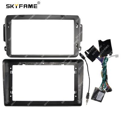 SKYFAME Car Frame Fascia Adapter Android Radio Dash Fitting Panel Kit For W203 W209 W463 Viano W639 W163 Vito