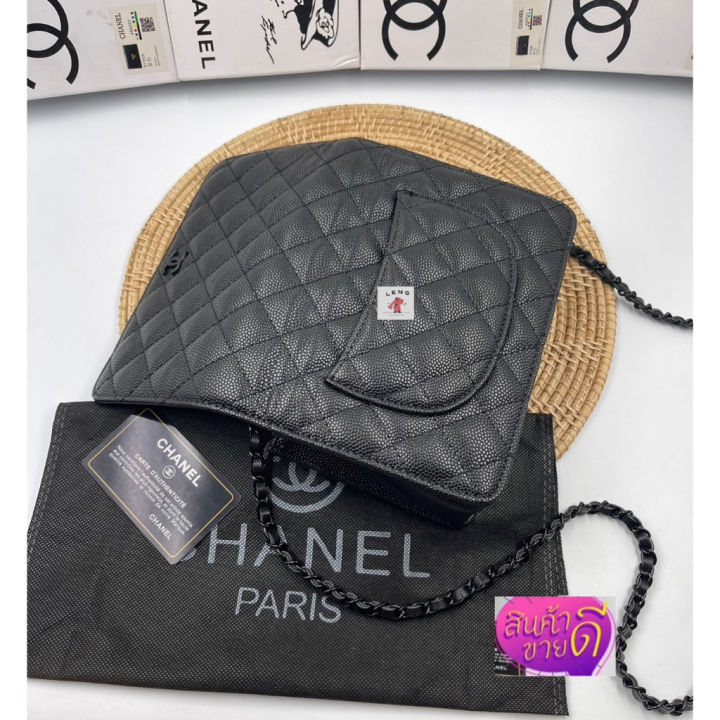 กระเป๋าสะพายข้างผู้หญิง-ชาแนล-สินค้าแนะนำยอดนิยม-พร้อมส่งสวยมาก-รุ่นใหม่มาล่าสุด2023-8นิ้ว