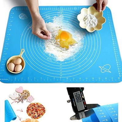 Large Silicone Mat Kitchen Kneading Dough Baking Mat Cooking Cake Pastry Non-stick Rolling Dough Pads Tools Sheet Accessories