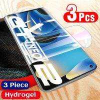 3Pcs Phone Hydrogel Film For Realme GT Neo 2 3 5G GT 2 Pro 5G Screen Protector For Realme Q3 Q5 Pro GT Master Edition Film