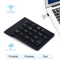 2.4GHz Wireless Numeric Keypad Numpad 18 Keys Portable Small-Size Digital Keyboard For Accounting ler Laptop Notebook Tablets