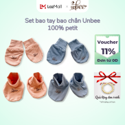 Set Bao Tay, Bao Chân UNBEE Cho Bé Sơ Sinh Chất Liệu 100% Petit Sợi Tự