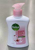 Dettol สบู่เหลวล้างมือ เดทตอล ขวดปั้ม ขนาด 225 มล. สูตรปกป้องแบคทีเรีย 99.9%