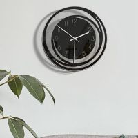 Nordic Clock Wall Clock Living Room Creative Personality Fashion Simple Modern Atmosphere Home Clock Wall Art Net Red