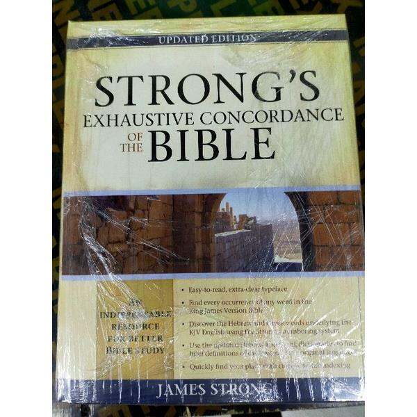Strong's Concordance Bible Big size Lazada PH