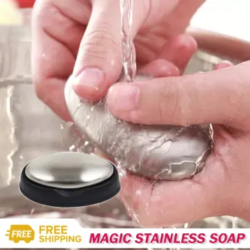 Stainless Steel Soap - Oval Shape Deodorize Smell from Hands