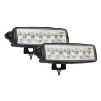 ทางวิบากไฟตัดหมอก Led 4X4 30W แท่ง Led ไฟสปอตประกอบรถยนต์สำหรับรถบรรทุก Atv Suv Drl สปอตไลท์ไฟ Led ทำงานบาร์