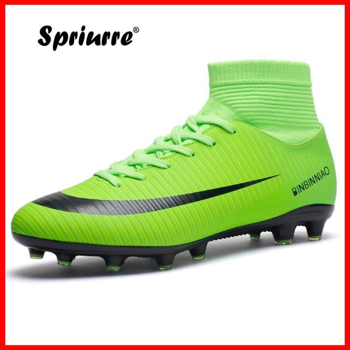 spriurre-รองเท้าฟุตบอล-fg-ขนาด-35-45-รองเท้าฟุตบอลชาย-professional-รองเท้าส้นสููงที่ถูกที่สุดรองเท้าฟุตบอล-สีขาว-สีดำ-สีเขียว-สีส้มรองเท้าฟุตบอล-รองเท้าฟุตซอล-รองเท้าสตั๊ด-ที่นอนเป่าลม-รองเท้าสตั๊ด-cr