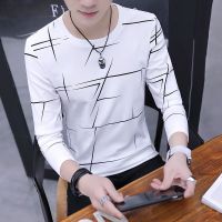 CODMing Chi 2020 summer new thin mens t-shirt long-sleeved round neck bottoming shirt compassionate boys Korean2020夏季新款薄款男士t恤长袖圆领打底衫体恤男生韩版男装衣服kgtrd.my0724