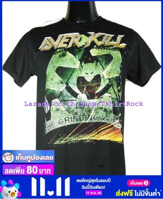 เสื้อวง OVER KILL เสื้อยืดวงดนตรีร็อค เสื้อร็อค  OKL1624 ส่งจาก กทม.