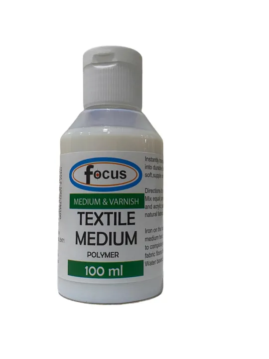 Focus Textile Medium/ Fabric Medium 100ml Lazada PH