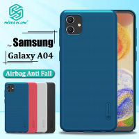 เคส PC แบบแข็ง Nillkin สำหรับ Samsung Galaxy A04เคสมือถือเป็นประกายน้ำแข็งสุดหรู PC แข็งป้องกันฝาหลัง