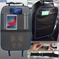 Pu Car Seat Back Protector Cover Anti Kick Seat Cover Anti Kick Mat Pad Car Waterproof Storage Bags Anti Stepped Dirty Padded